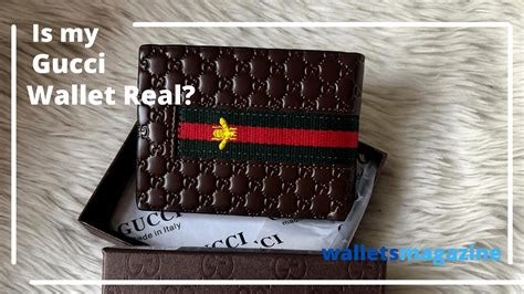 how do i know if my gucci wallet is real